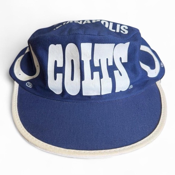 The Unbranded Brand Other - Vintage 80s Indianapolis Colts NFL Football Sports Painters Hat Cap S/M USA OSFA